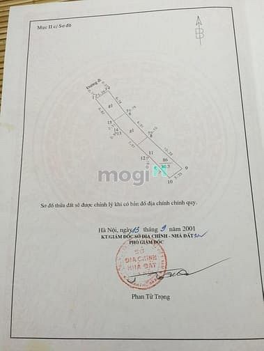 Hình ảnh Bán đất Giảng Võ, 80m2, ngõ 2m, mt 3.3m, 6 tỷ