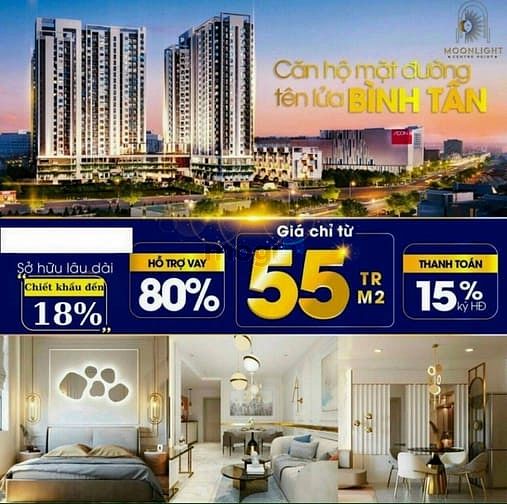 Hình ảnh Căn Hộ Moonlight Centre Point Mặt Tiền Tên Lửa cạnh AEON MALL Bình Tân
