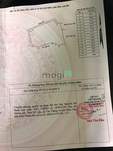 Hình ảnh Đất sát biển 2 MẶT TIỀN . Xã Tân Thắng giá 9 tỷ 5