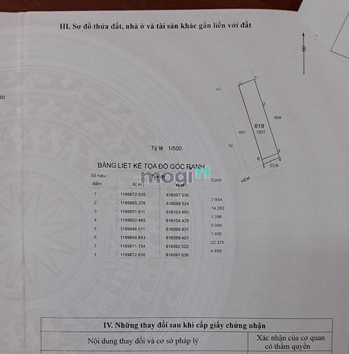 Hình ảnh Bán Lô Đất 116,5m2 Hẻm 61 Đường Hàng Tre, Phường Long Thanh Mỹ,Q9