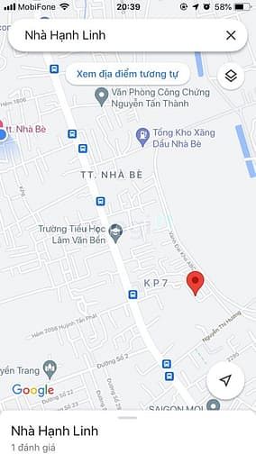 Hình ảnh Bán đất Hẻm 7m Nguyễn Thị Hương, Thị trấn Nhà Bè 51m2