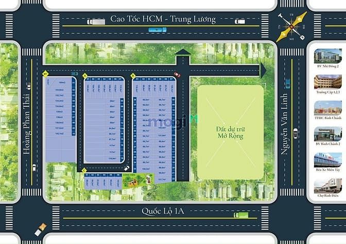 Hình ảnh Đất Bình Chánh 85m2 - Đường Hoàng Phan Thái - SHR