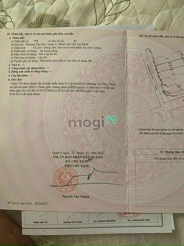 Hình ảnh Bán đất đường Cầu Xây 2 , Phường Tân Phú , Quận 9