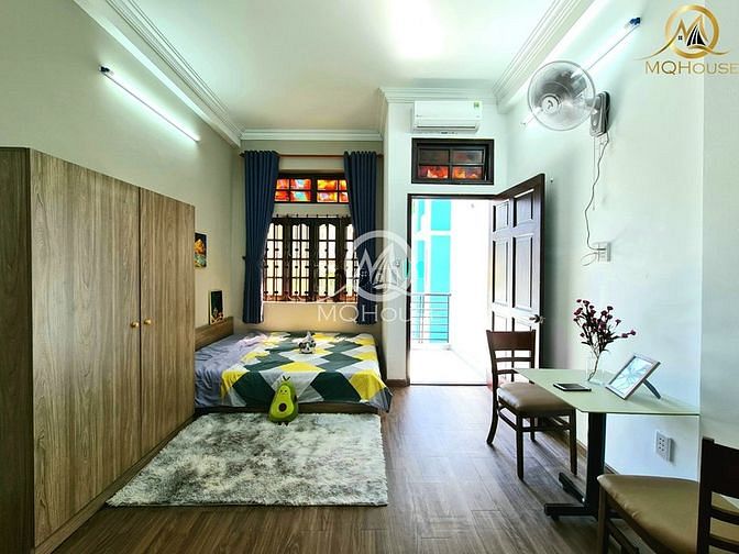 Hình ảnh Mb6623 nạp rút nhanh chóng ban công Q3 full nội thất - 32m2 - Tòa nhà thang máy - hẻm lớn