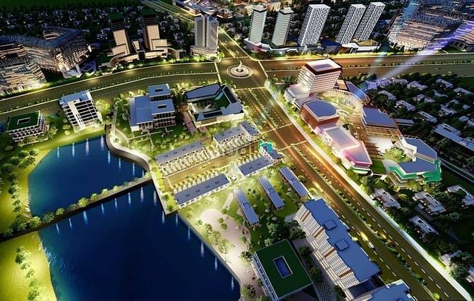 Hình ảnh Căn biệt thự view hồ 3 mặt thoáng - siêu phẩm tại siêu đô thị Hòa Lạc.
