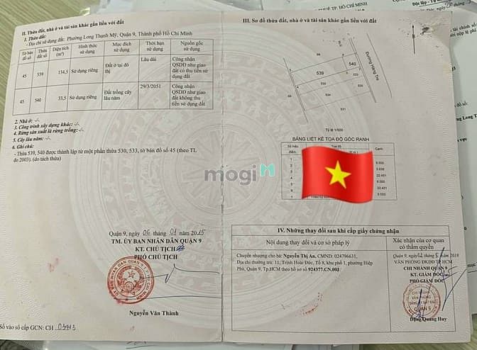 Hình ảnh Bán đất mặt tiền đường Hàng Tre , Phường Long Thạnh Mỹ , Quận 9