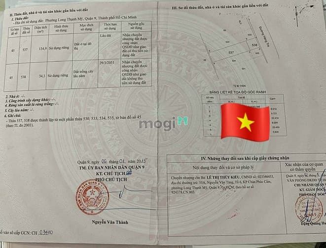 Hình ảnh Bán đất mặt tiền đường Hàng Tre , Phường Long Thạnh Mỹ , Quận 9