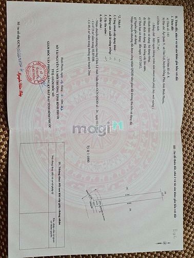 Hình ảnh 1071m2 đường 26m ngay Becamex Đồng Phú giá 650tr