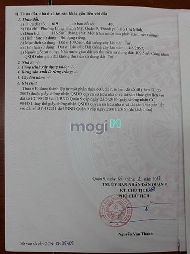 Hình ảnh Người thân cần bán đất đường Hàng tre , Quận 9 - Giá chỉ 40tr/m2