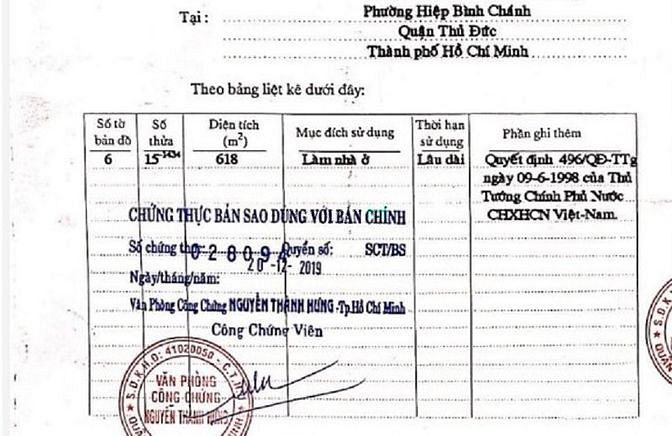 Hình ảnh Thủ Đức, Lô đất 2 Mặt tiền, Hiệp Bình Chánh, DT 618m2, Chỉ 35 tỷ