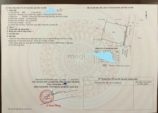 Hình ảnh Bán nền đất đường 17 Nguyễn Văn Tăng , phường LTM , Quận 9.