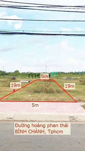 Hình ảnh Bán đất sổ hồng Đường Hoàng Phan Thái, Bình Chánh cách QL1A 1km