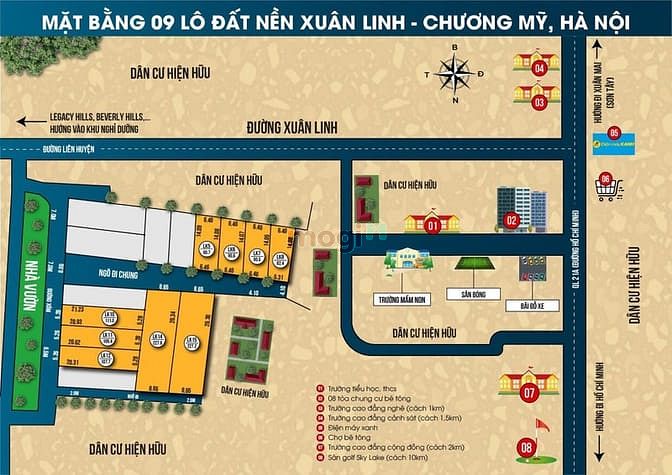 Hình ảnh đất nền dự án khu đô thị vệ tinh Xuân Mai