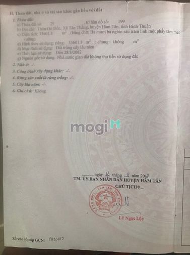 Hình ảnh Đất 3 mẫu 3 Tân Thắng . Giá 3 tỷ 5 cách quốc lộ 55 7 km