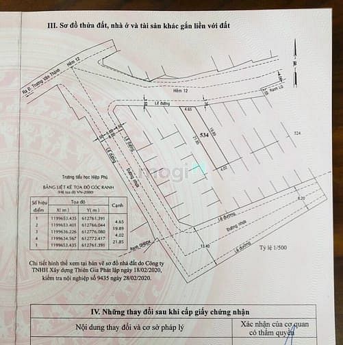 Hình ảnh Bán đất đường Trương Văn Thành , P. Hiệp Phú , Quận 9