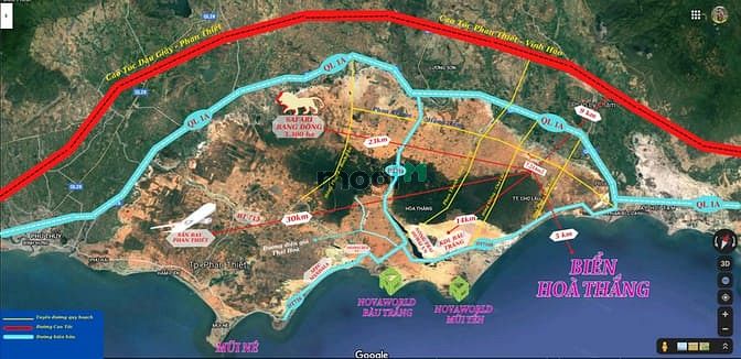 Hình ảnh Cần bán đất Thị trấn Chợ Lầu,Bình Thuận vị trí đẹp