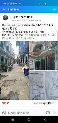 Hình ảnh Về quê cần bán nhà hểm xe hơi ,sât chợ ,siêu thị