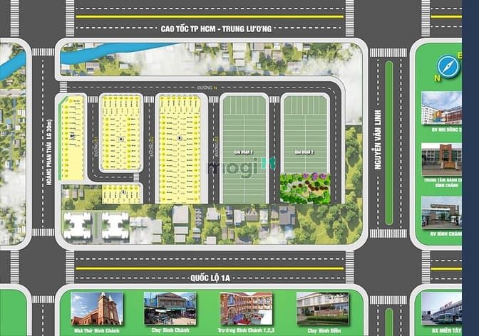 Hình ảnh Bán đất thổ cư KDC Hoàng Phan Thái, xã Bình Chánh, TP. Hồ Chí Minh