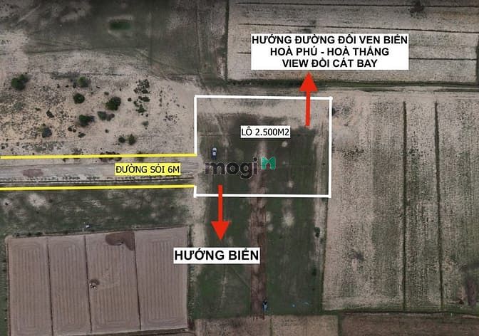 Hình ảnh Đất biển Bình Thuận, Quy hoạch đất ở, cách Đồi Cát Trắng 500km.