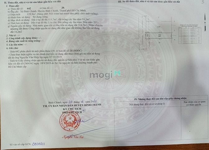 Hình ảnh Bán nền đất thổ cư đẹp ngay QL1A đối diện chợ Bình Chánh, HCM