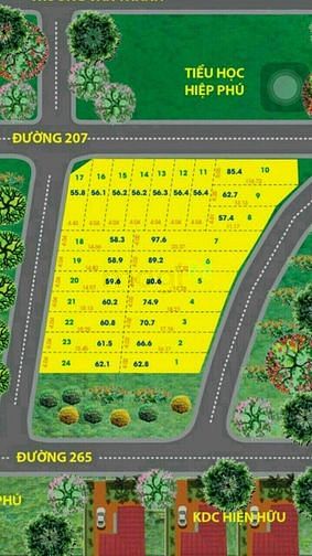 Hình ảnh Bán đất đường trương văn thành , phường hiệp phú , quận 9 - hướng TN