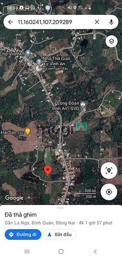 Hình ảnh cân bán mảnh vườn canh KDL hồ Trị An có thổ cư