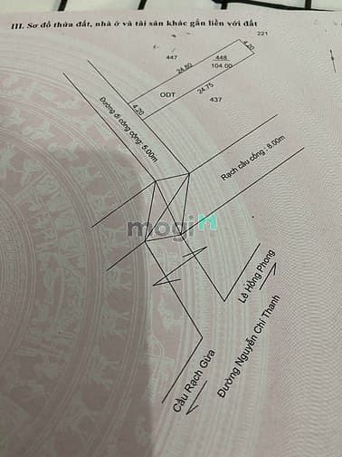 Hình ảnh Chính chủ bán đất nguyễn chí thanh trà nóc