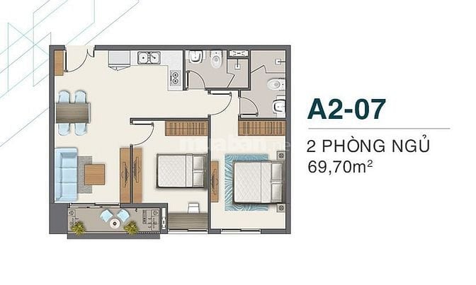 Hình ảnh Q7 Boulevard 2PN 2wc Nội thất new 100% ở liền 3 tỷ View Công Viên xanh