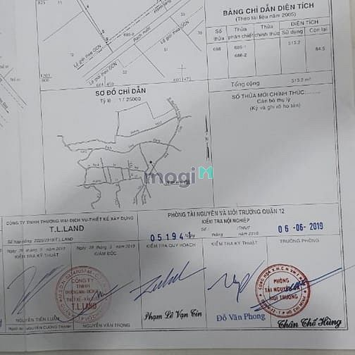 Hình ảnh Bán 2200m2 đất thổ cư Đường TX43 - Hà Huy Giáp, Quận 12