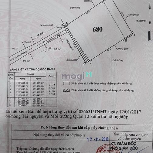 Hình ảnh Bán 2200m2 đất thổ cư Đường TX43 - Hà Huy Giáp, Quận 12