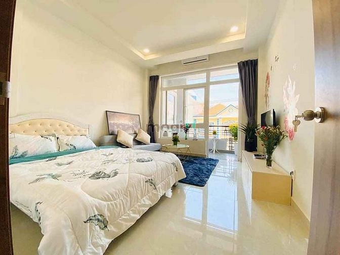 Hình ảnh Căn Hộ 30m2 Full Phố Tây Có ban Công Sát CV 23-9