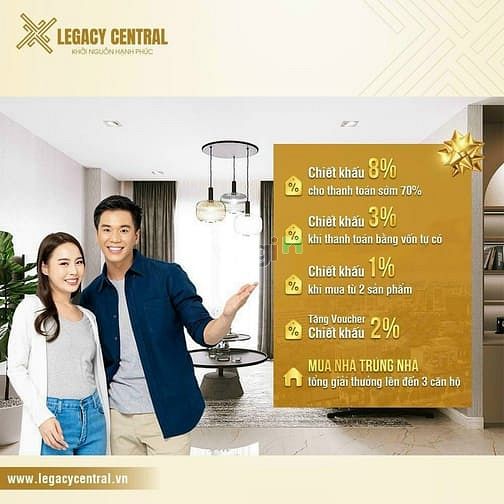 Hình ảnh LEGACY CENTRAL, Căn Hộ 2PN, Lựa Chọn Ưu Việt Cho Gia Đình Có Con Nhỏ