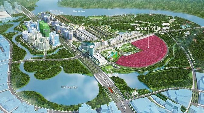 Hình ảnh Bán Biệt Thự Saroma Sala, 447m, Giao Thô KĐT Sala