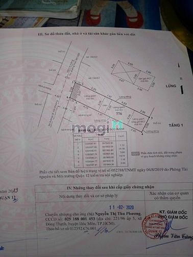 Hình ảnh Bán đất giá rẻ quận 12 - 52m2 - 2 tỷ 3 - Lê Văn Khương - Q.12