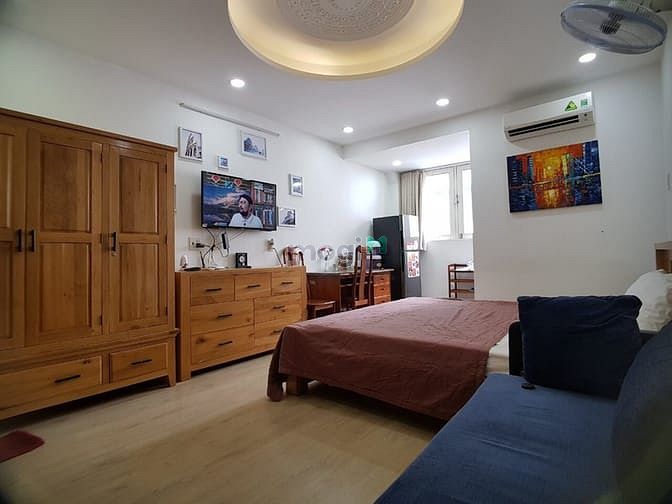 Hình ảnh Căn Hộ 30m2 Full Phố Tây Có ban Công thoáng mát, Sát CV 23-9