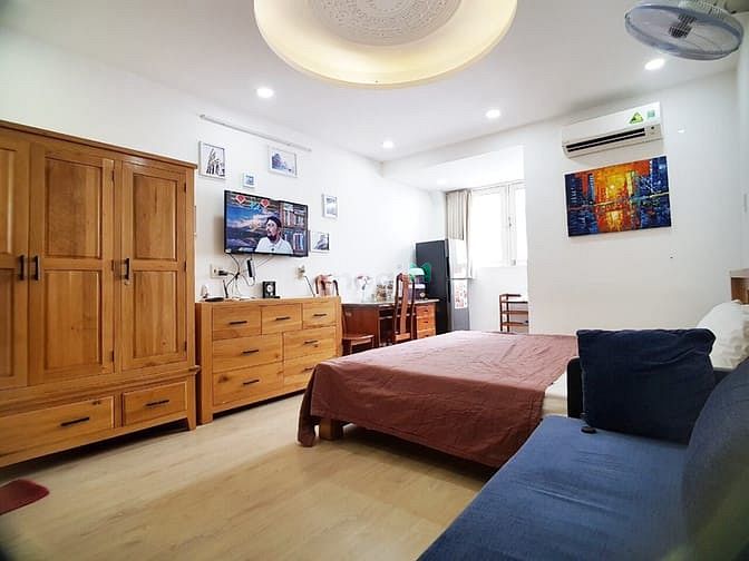 Hình ảnh Căn Hộ 30m2 Full Phố Tây Có ban Công thoáng mát, Sát CV 23-9