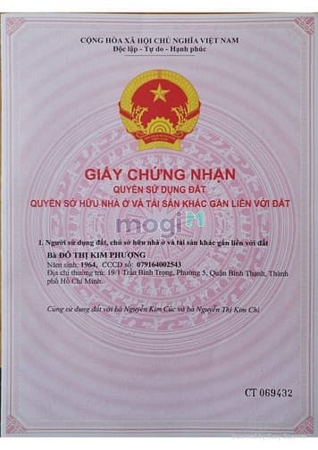 Hình ảnh BÁN GẤP Đất 5mx18m, đường 12m Bình Lợi, Bình Thạnh,  vị trí đẹp