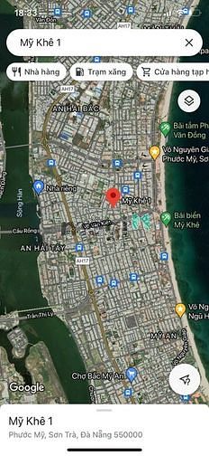 Hình ảnh Bán 1 cặp đất hàng hiếm Mỹ Khê 1 cách đường Võ Văn Kiệt 120m,181 m2