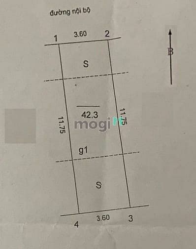 Hình ảnh Bán đất Hoàng Văn Thái, 43m2, mt 3.6m, ô tô vào, 5.85 tỷ