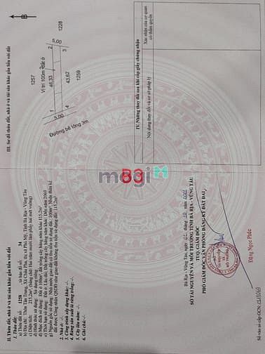 Hình ảnh Bán Nhanh lô đất nền Châu Pha - Phú Mỹ