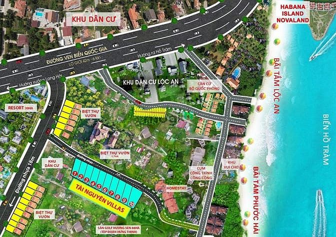 Hình ảnh Đất nền gần biển Lộc An, Đất Đỏ, Bà Rịa - Vũng Tàu