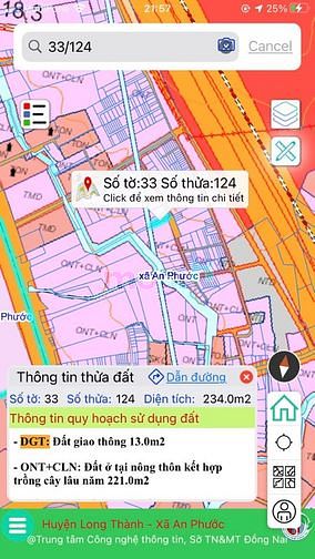 Hình ảnh Bán 234m2 thổ cư full xã An Phước Long Thành Đồng Nai