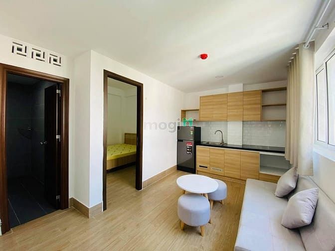 Hình ảnh Studio, 1PN NT gỗ xịn mới sau lưng Lotte Mart, cầu Kênh Tẻ Q7 kề Q4