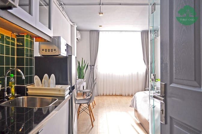 Hình ảnh Căn Hộ Studio Nội Thất Cao Cấp Chỉ tính tiền phòng - Lê Quốc Hưng Q.4