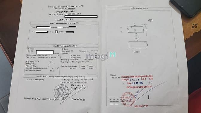 Hình ảnh Bán nhà Lũy Bán Bích, quận Tân Phú, 79.20m² SHR