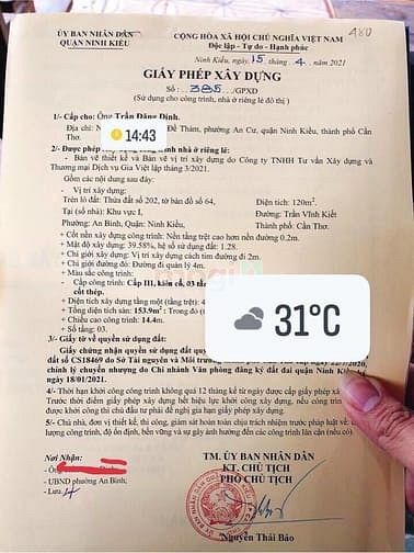 Hình ảnh Bán Nền 2Mt Hẻm 1 Trần Vĩnh Kiết, P.An Bình, Q.Ninh Kiều, Tp Cần Thơ