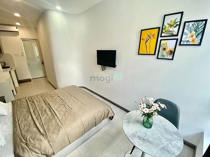 Hình ảnh Studio-Full nội thất_ban công-Gần Ngã tư Hàng Xanh-Điện Biên Phủ