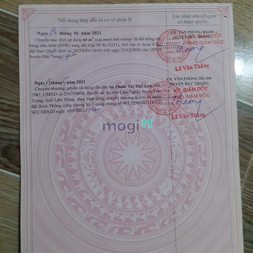 Hình ảnh Bán đất Liên Nghĩa, Đức Trọng - 1 tỷ 1