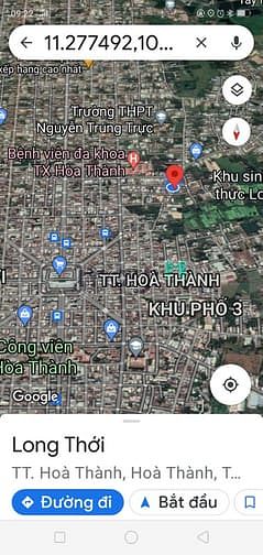 Hình ảnh Bán đất đẹp gần chợ Long Hoa 9×22