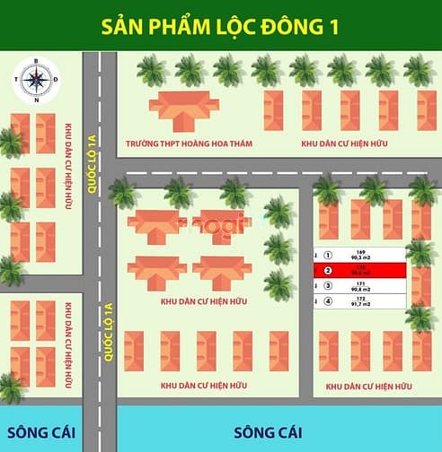 Hình ảnh Đất thổ cư trung tâm thị trấn Diên Khánh, view Sông Cái, đã có sổ.